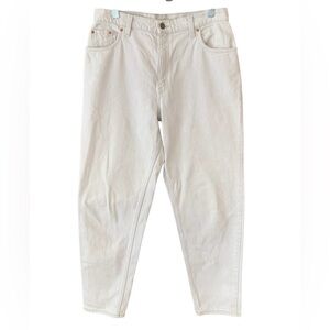 Vintage Levi’s 551 Jeans Women’s Beige 14 Med Relaxed Fit Tapered Leg 90’s USA